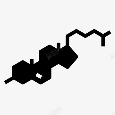 分子结构胆固醇分子化学分子图标