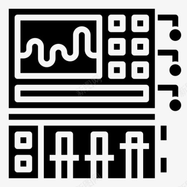 农作物产量仪表板工厂工业图标