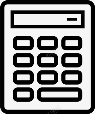 数学数字树木计算器会计计算图标