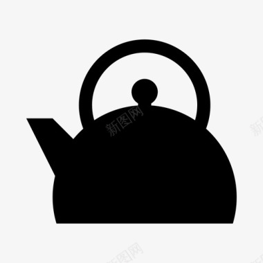茶壶茶杯素材水壶把手厨房图标