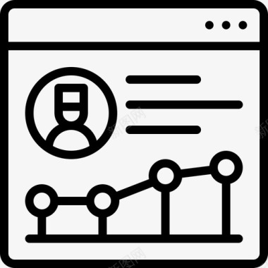 破折号破折号分析仪表板图标