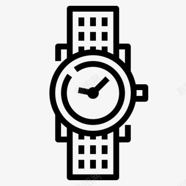 女人时间手表配件时间图标