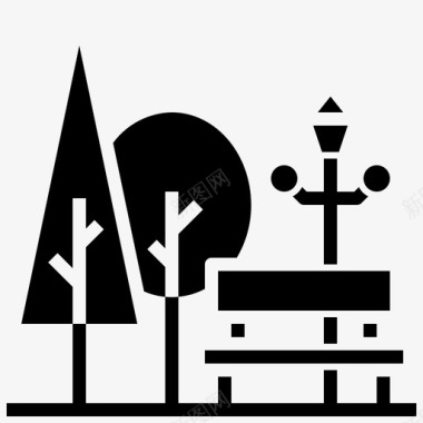 冬天的公园图片公园自然sno图标