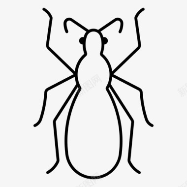 虫刺客虫节肢动物红蜘蛛科图标