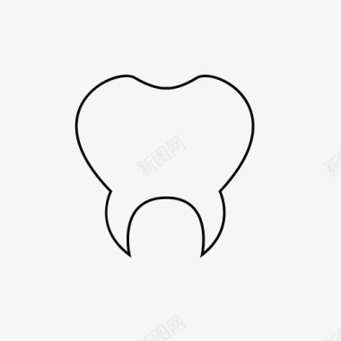 牙齿口腔器官图标