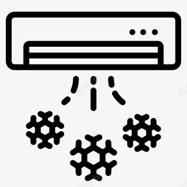 空调空调机器提神图标