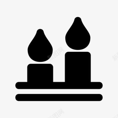 水木烛光图片蜡烛燃烧烛光图标