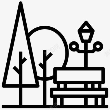 冬天的公园图片公园自然sno图标