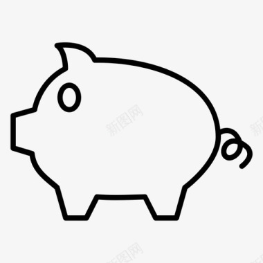 猪运气金钱图标