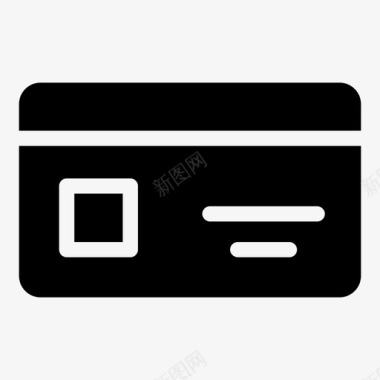 矢量银行卡visa卡银行卡信用卡图标