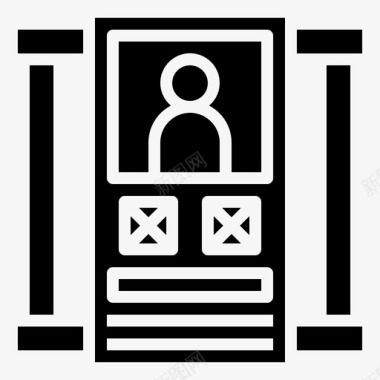 布告栏布告栏装饰家具图标