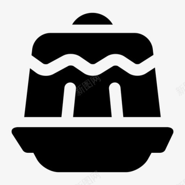 布丁布丁咖啡馆蛋糕图标