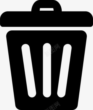垃圾删除图标垃圾桶清理删除图标