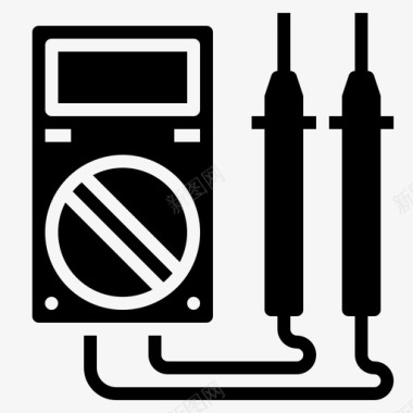 汽车符号万用表数字电子图标