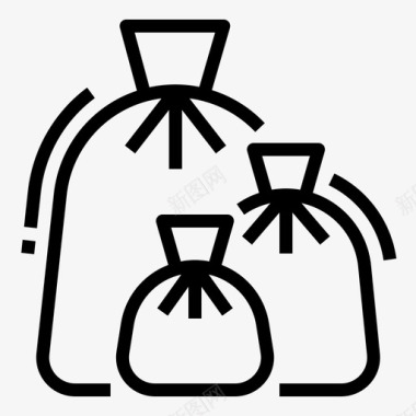 垃圾清洁卫生图标