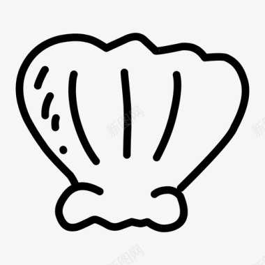 产品动物实拍采购产品蛤蜊动物食物图标