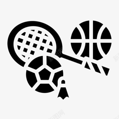 篮球icon体育篮球足球图标