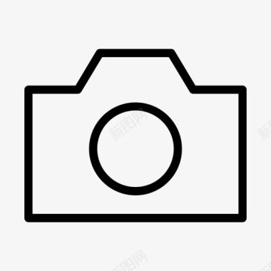 相机电子商务照片图标