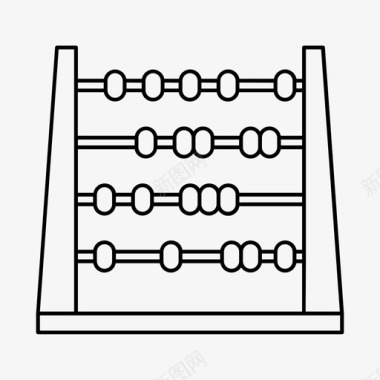 数学教育尺商务计算图标