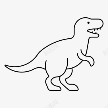侏罗纪恐龙食肉动物侏罗纪图标