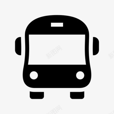 公车学校交通工具图标
