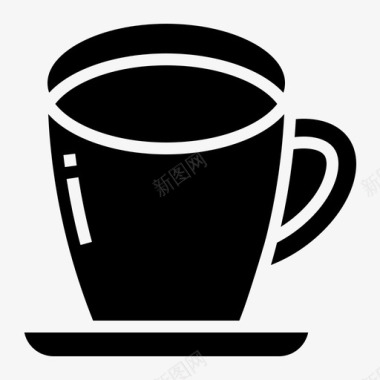 马克咖啡咖啡因饮料图标