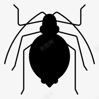虫子蚜虫刺客虫子图标