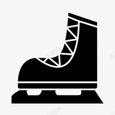 运动会标志溜冰鞋奥运会运动会图标