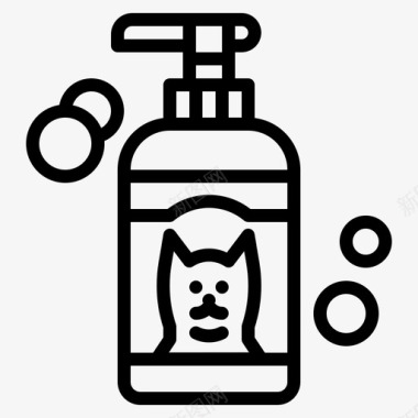 宠物洗发水沐浴保健图标