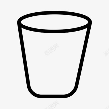 玻璃杯子餐饮图标