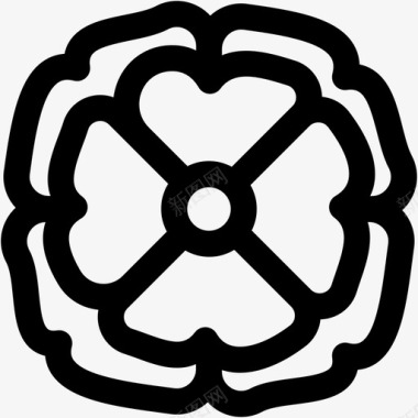 向日葵花植物图标