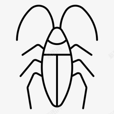 火焰小图标蟑螂小蠊黄瓜图标