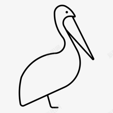 褐鹈鹕鸟基督教图标