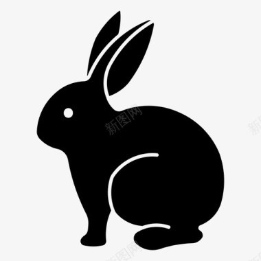 情侣的动物杰克兔兔子复活节图标