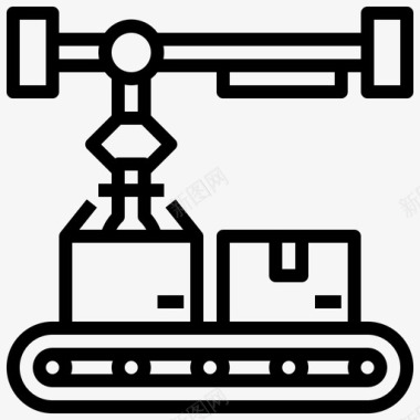 制造业制造业箱包建筑和工具图标