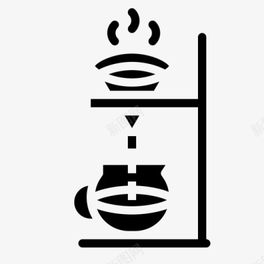 咖啡机免抠图片滴咖啡过滤器热的图标