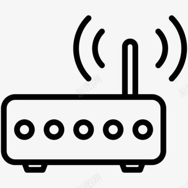 路由器互联网调制解调器路由器wifi图标