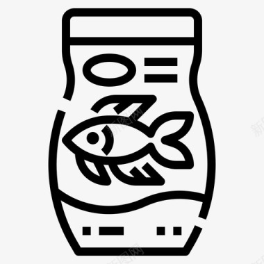 鱼食品饲料宠物图标