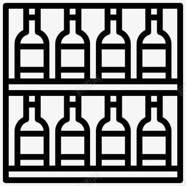 酒架酒精酒精饮料图标