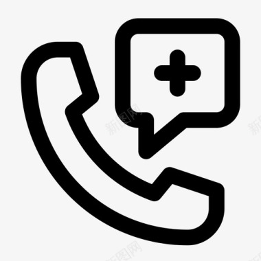 紧急情况医疗帮助电话紧急情况图标