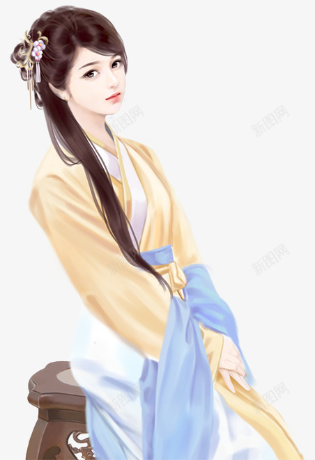 手绘古风人物系列女人物古风图唯美古风452661png免抠素材_88icon https://88icon.com 人物 古风 古风男女 唯美 女人 手绘 系列