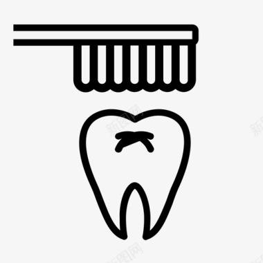 牙膏图片刷牙清洁牙医图标