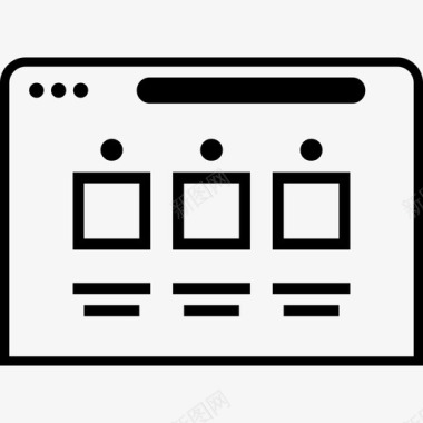 精致小巧实体模型线框网页补充图标