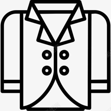 夹克主图夹克衣服时装图标
