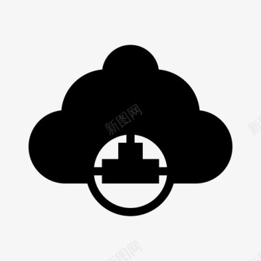云服务器云数据库服务器图标