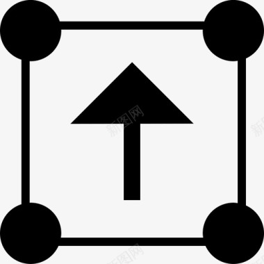 抽象孔雀向上胶粘设计图标