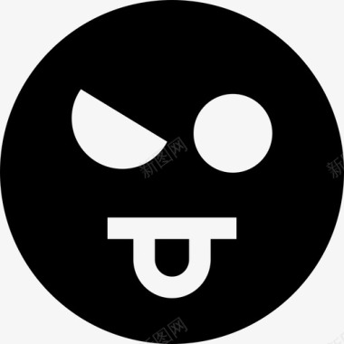 出来舌头巨魔戏弄图标