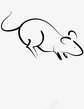 老鼠老鼠动物中国图标