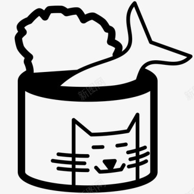 采购产品猫食品猫食品金枪鱼图标