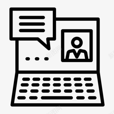 QQ咨询在线咨询聊天留言图标